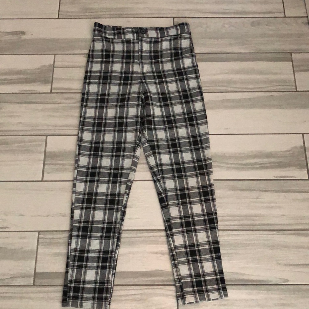 ❤️3X20 FOREVER 21 Women’s High Rise Plaid Skinny Pant | M